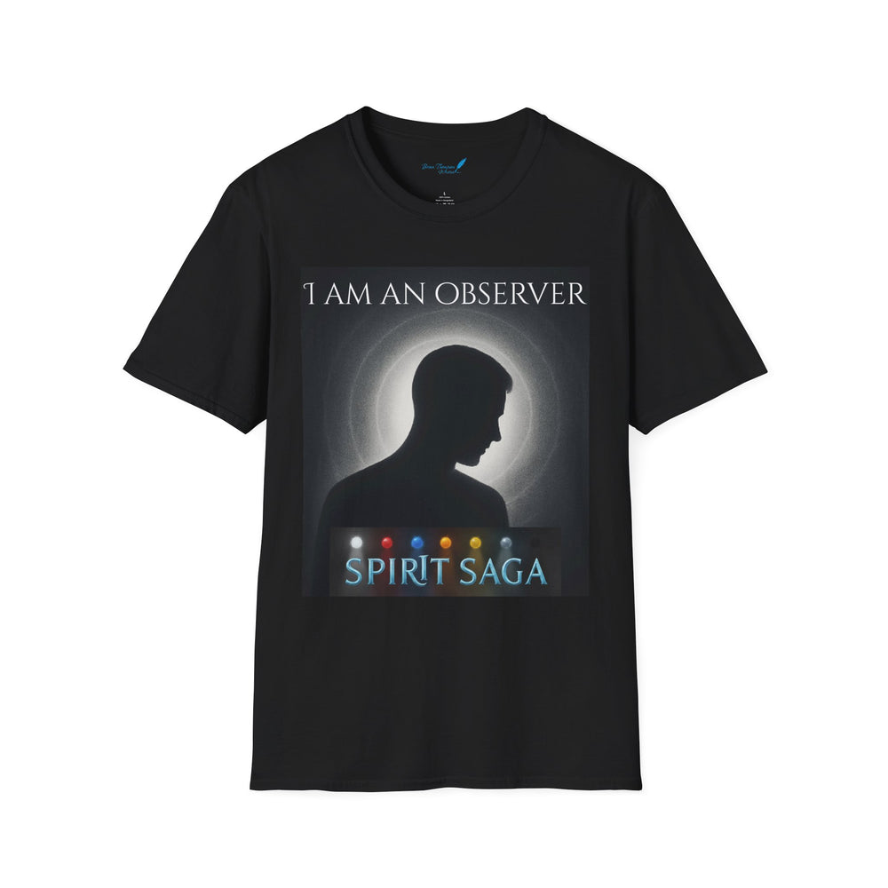 Spirit Saga T‑Shirt — "I Am An Observer" Silhouette Tee