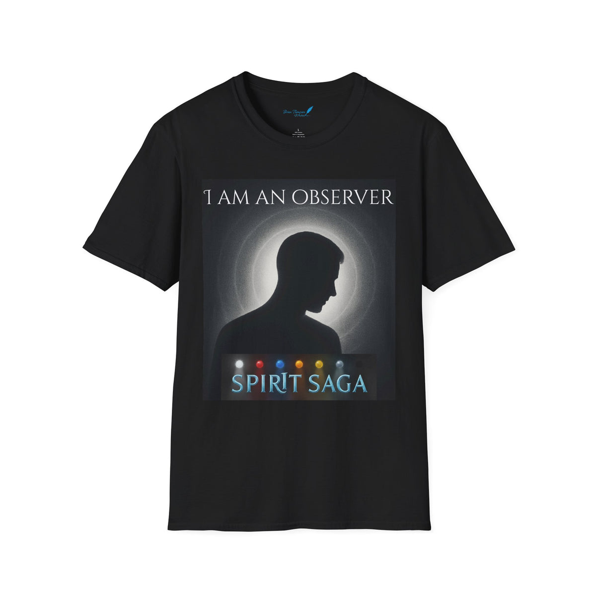 Spirit Saga T‑Shirt — "I Am An Observer" Silhouette Tee