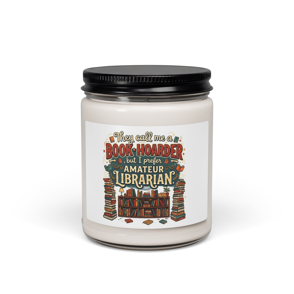 Book Hoarder Amateur Librarian Soy Candle, 9oz | Reading Bookish Decor
