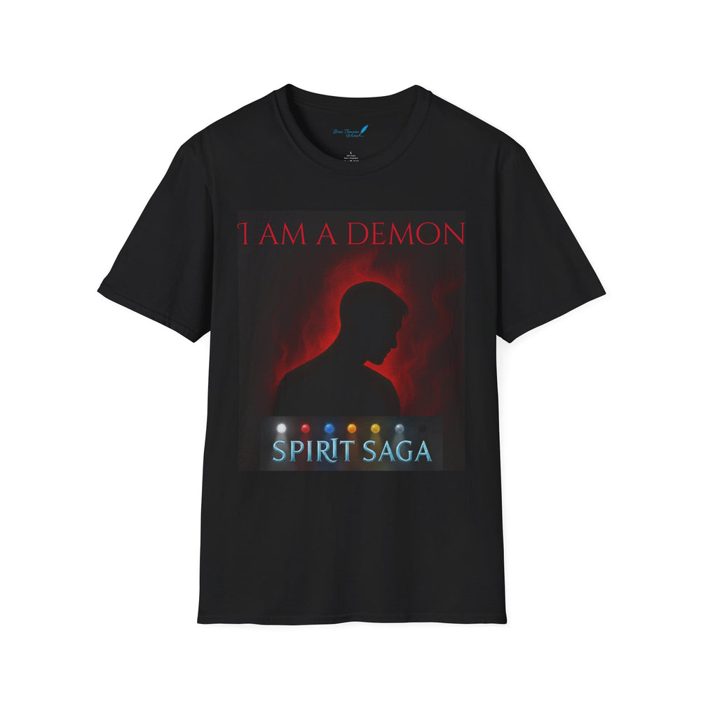 Spirit Saga T‑Shirt — "I Am A Demon" Silhouette Tee