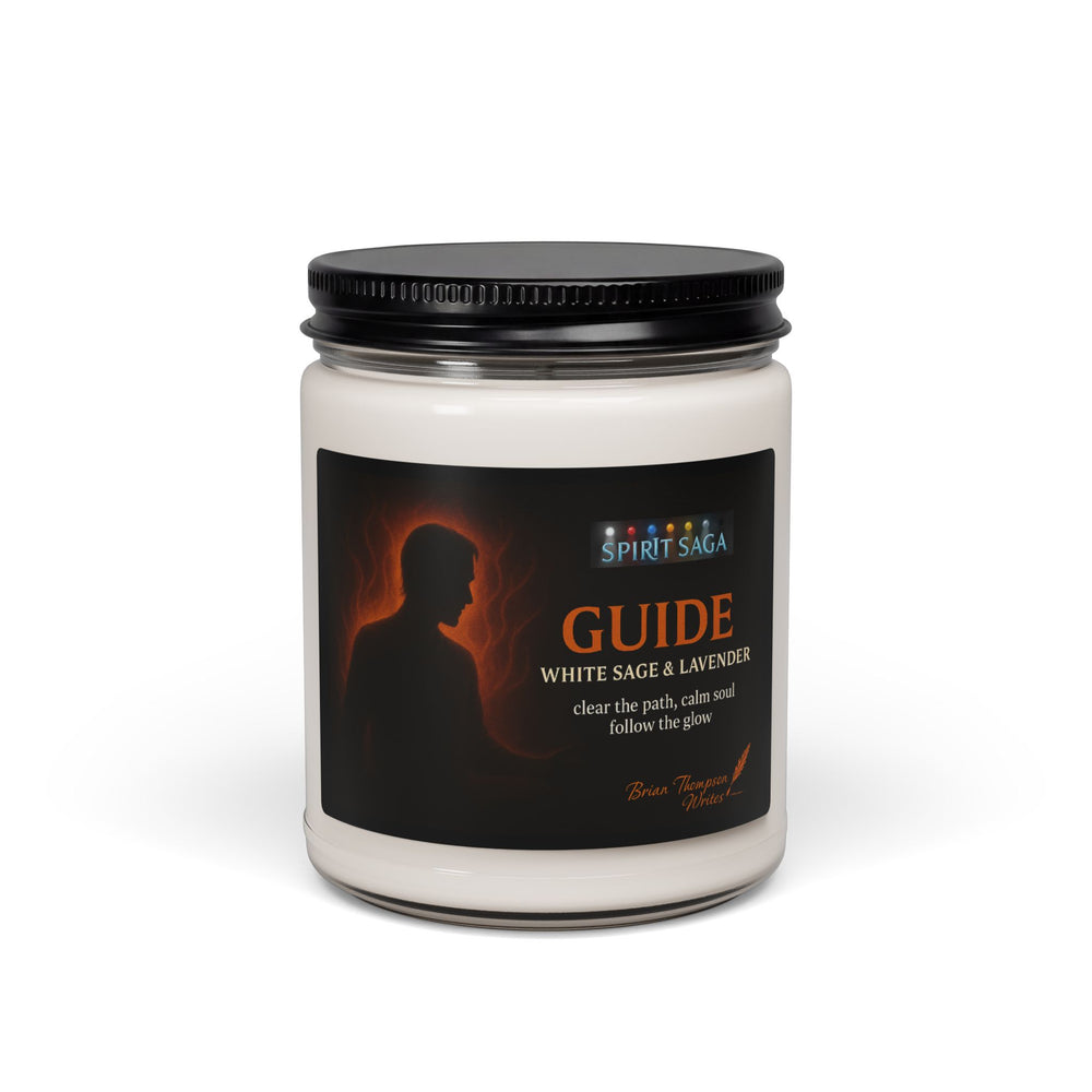 Guide Scented Soy Candle — White Sage & Lavender, 9oz Aromatherapy Jar